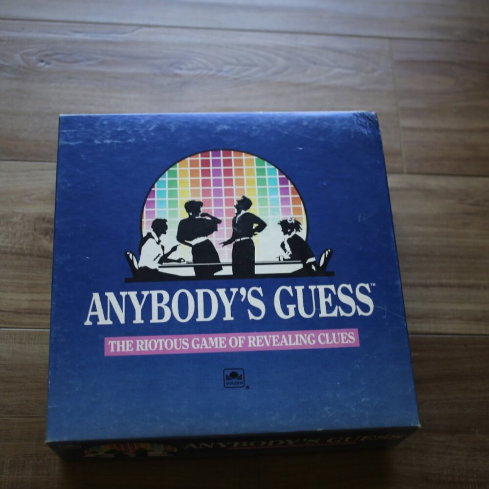 Vintage 1990 Golden Games "Anybody's Guess" Complete - EUC